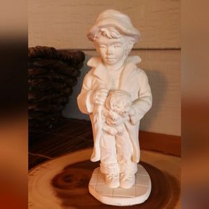 C.G. Alarcon Heartwarmers 1992 Boy & Dog Statue-The Rescue (1st Ed)